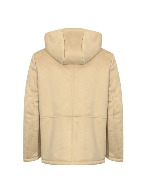 Giacca effetto suede con shearling all'interno DANIELE ALESSANDRINI | DA1FW26J007165
